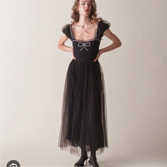 NWT Doen Pamelina Dress with Bow Accent - Picture 7 of 7